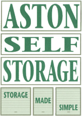 aston self storage logo aston self storage logo